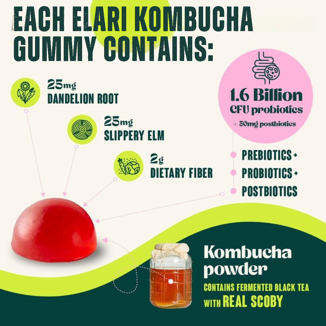 Kombucha Gummies - Elmora